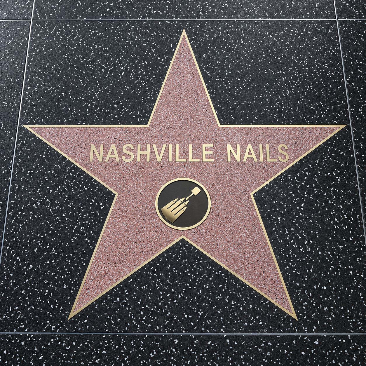 Nashville Nails Walk of Fame star